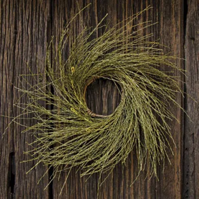 Homegifo Wispy Grass Ring 14" In Green
