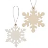 Homegifo Wood Snowflake Ornament 2 Asstd.
