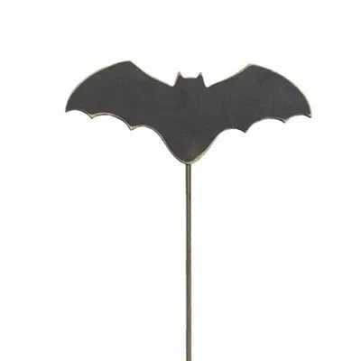 Homegifo ^^^wooden Bat Planter Stake 4" In Black