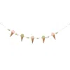 Homegifo Wooden Beaded Ice Cream Garland