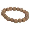 Homegifo *wooden Dark Mini Bead Candle Ring
