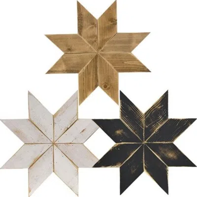 Homegifo Wooden Lemoyne Star 3 Asstd. In Multi