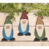 Homegifo *wooden Primitive Gnome Ornament 3 Asstd.
