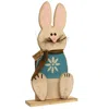 Homegifo Wooden Sitting "spring Thyme" Bunny On Base 2ft