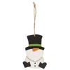 Homegifo *wooden Snowman Gnome Ornament