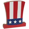 Homegifo Wooden Uncle Sam Hat Block Sitter