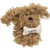 Homegifo Woof Furry Tan Plush Dog
