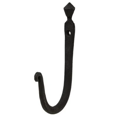 Homegifo Wrought Iron Fencepost Hook In Black