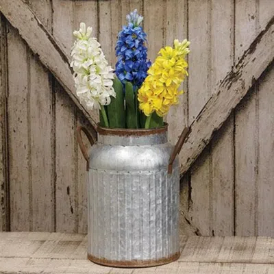 Homegifo Yellow Hyacinth Spray In Gray
