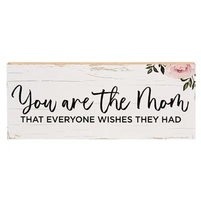 Homegifo You Are The Mom Block In White