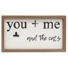 Homegifo *you + Me And The Dog Framed Sign W/photo Clip