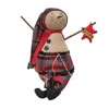 Homegifo Yule Plaid Snowman Doll