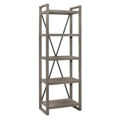 Homelegance 77" H X 16" W Etagere Bookcase In Gray