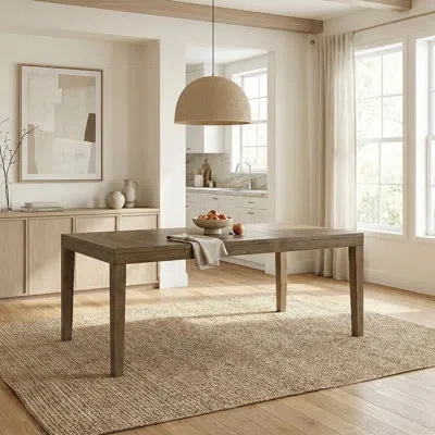 Homelegance Ardenwood 84"-102" Extendable French Oak Dining Table In Brown