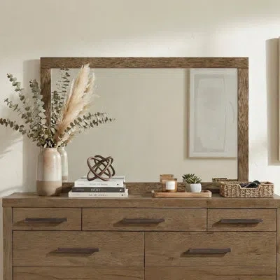 Homelegance Ardenwood Accent Mirror In Brown