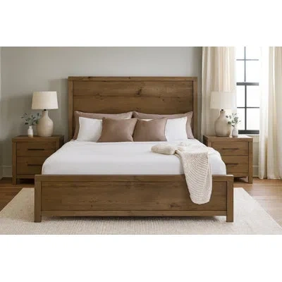 Homelegance Ardenwood Bed With Usb Charging Ports In Brown