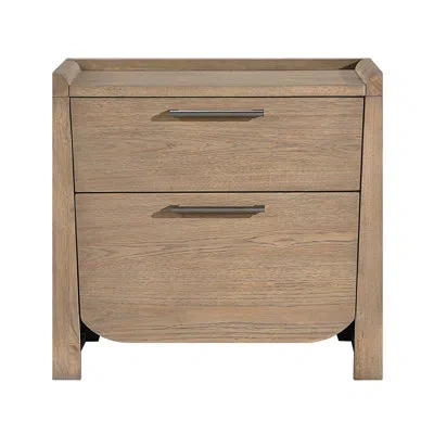 Homelegance Cascade 28"w 2-drawer Nightstand In Brown