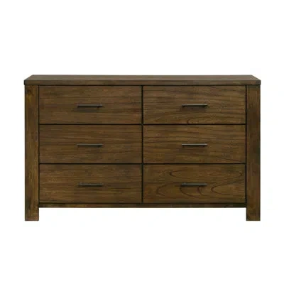 Homelegance Cedarbrooke 59"w 6-drawer Dresser In Brown