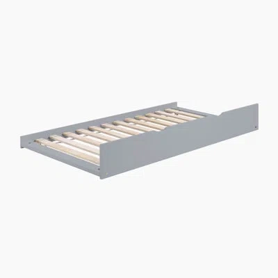Homelegance Koblick Transitional Solid Wood Twin Trundle Unit With Supportive Slats & Under-bed Storage Capabili In White