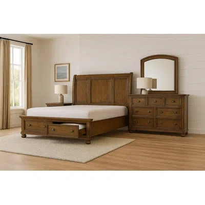 Homelegance Leighton 4-piece Bedroom Set In Brown