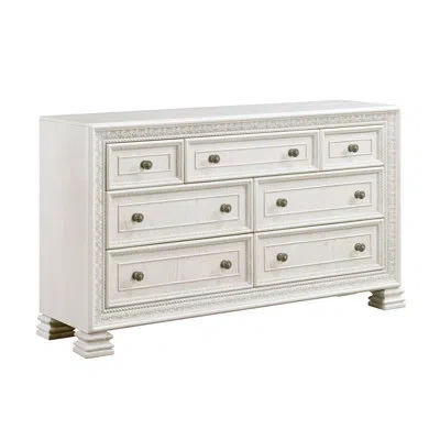 Homelegance Lucea 7 Drawer Dresser In White