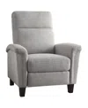 Homelegance Selles Pull Back Recliner In Gray