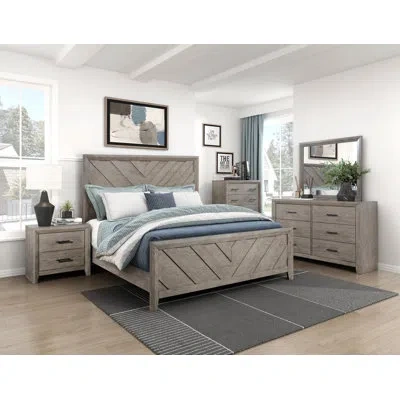 Homelegance Silas Solid Wood Bed Frame