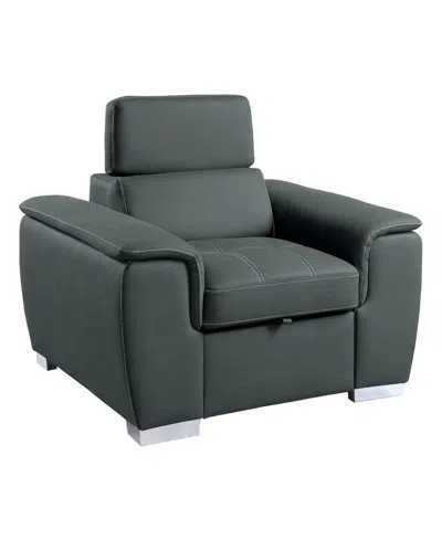 Homelegance Welty Accent Chair In Gray