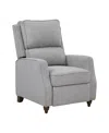 Homelegance White Label Bree Push Back Recliner In Gray