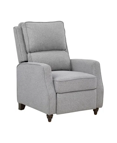 Homelegance White Label Bree Push Back Recliner In Gray