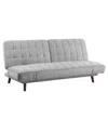Homelegance White Label Briggs 79.5" Elegant Lounger In Silver Gray
