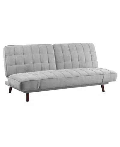 Homelegance White Label Briggs 79.5" Elegant Lounger In Silver Gray