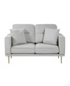 HOMELEGANCE WHITE LABEL CARSON 58" LOVESEAT