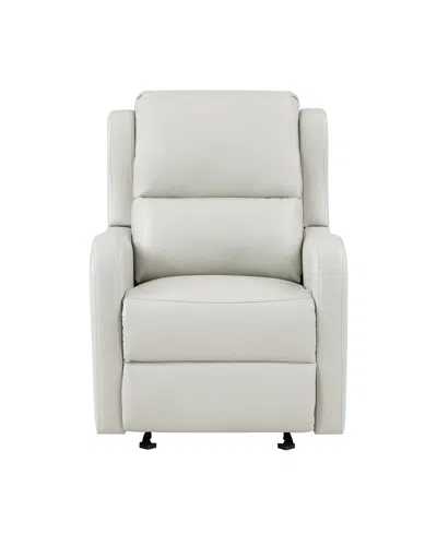 Homelegance White Label Cynthia 30" Glider Manual Recliner In Beige