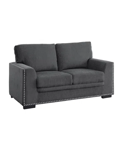 Homelegance White Label Dickinson 62" Love Seat In Black