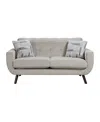Homelegance White Label Lafael 70" Love Seat In Beige