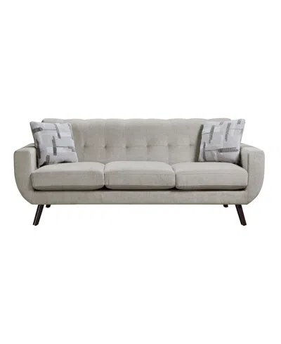 Homelegance White Label Lafael 87" Sofa In Gray