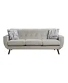 Homelegance White Label Lafael 87" Sofa In Beige