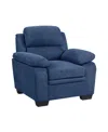 Homelegance White Label Odessa 37" Chair In Blue