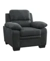 Homelegance White Label Odessa 37" Chair In Dark Gray
