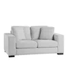 Homelegance White Label Palmer 68" Love Seat In Gray