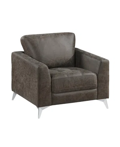 Homelegance White Label Resonance 37" Chair In Brownish Gray