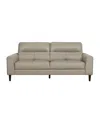 HOMELEGANCE WHITE LABEL TABOR 76" LEATHER MATCH SOFA