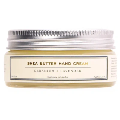 Homemade Aromaterapy Geranium Lavender Nourishing Softening Hand Cream In White