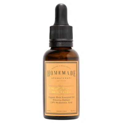Homemade Aromaterapy Hyaluronic Acid Rose Hydrating Plumping Face Serum In Transparent