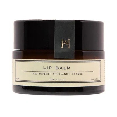 Homemade Aromaterapy Hydrating Nourishing Shea Butter Orange Lip Balm In White
