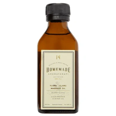 Homemade Aromaterapy Sensual Floral Nourishing Ylang Ylang Massage Oil In Gold