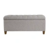Homepop Bench In Gray