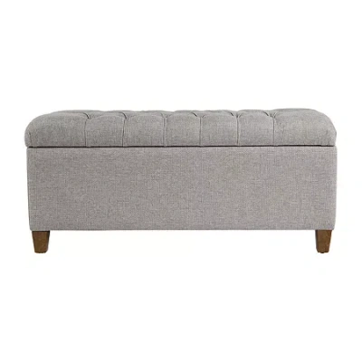 Homepop Bench In Gray