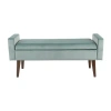 Homepop Fulton Storage Bench In Blue